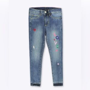 023. GAP Love Glitter Blue Girls Denim Jeans